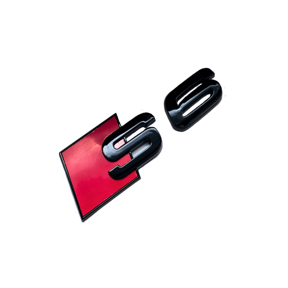 Emblema Audi Portbagaj "S6" - Negru Lucios