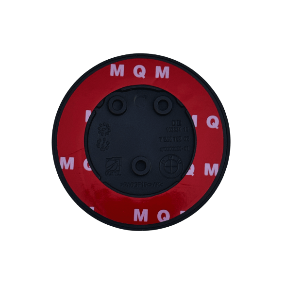 Emblema BMW Capota (82mm) - Albastru cu Alb, 3 Gauri