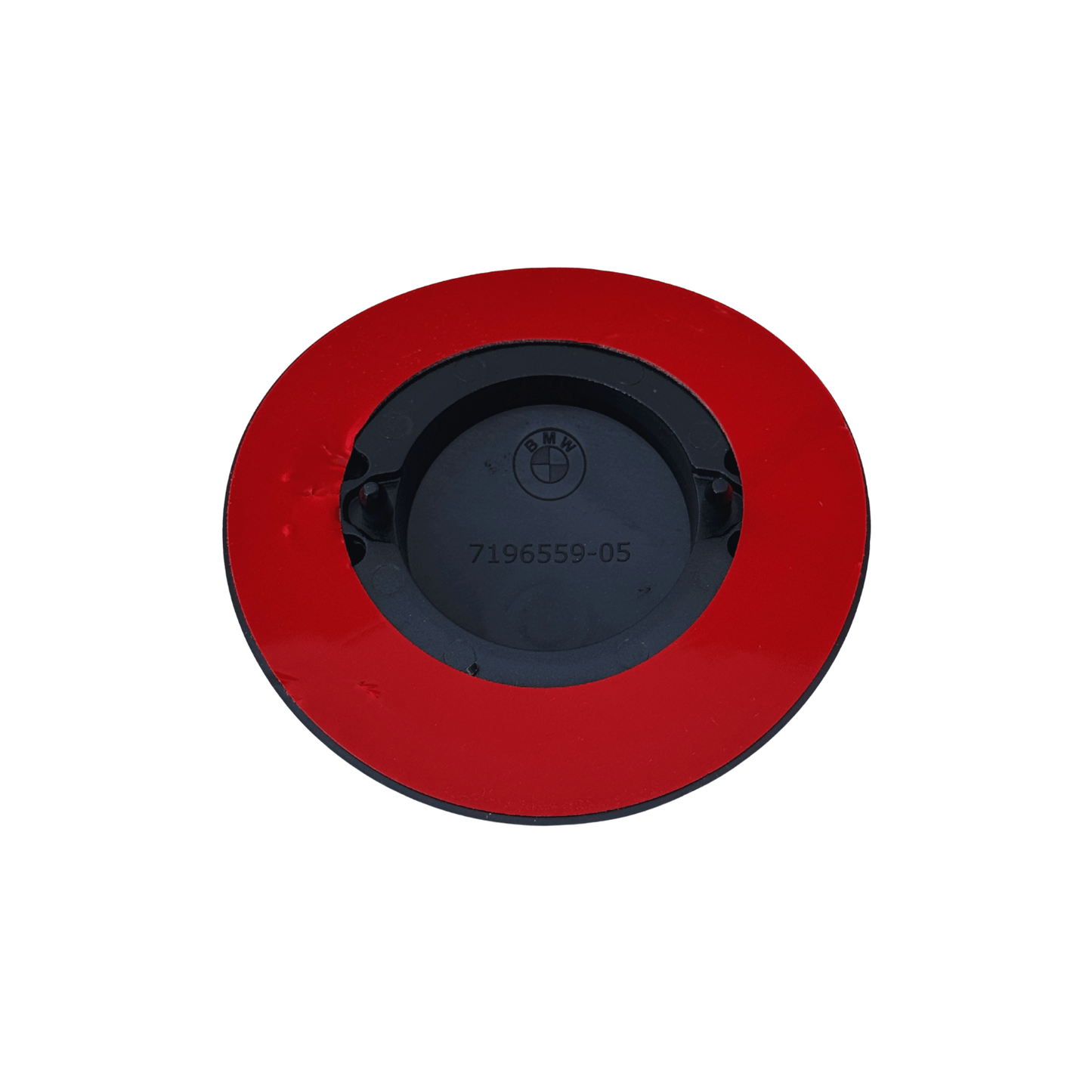 Emblema BMW X6 E71/E72 Portbagaj - Negru cu Alb