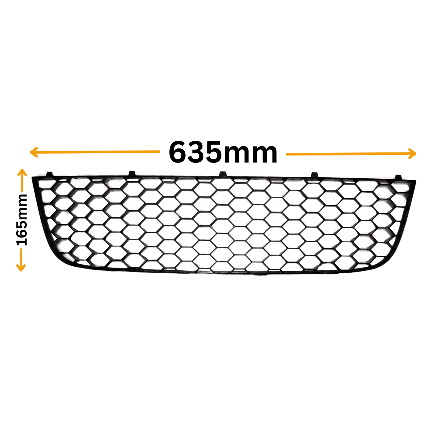 Grila Fata Inferioara VW Golf 5 Tip Fagure, Negru Mat