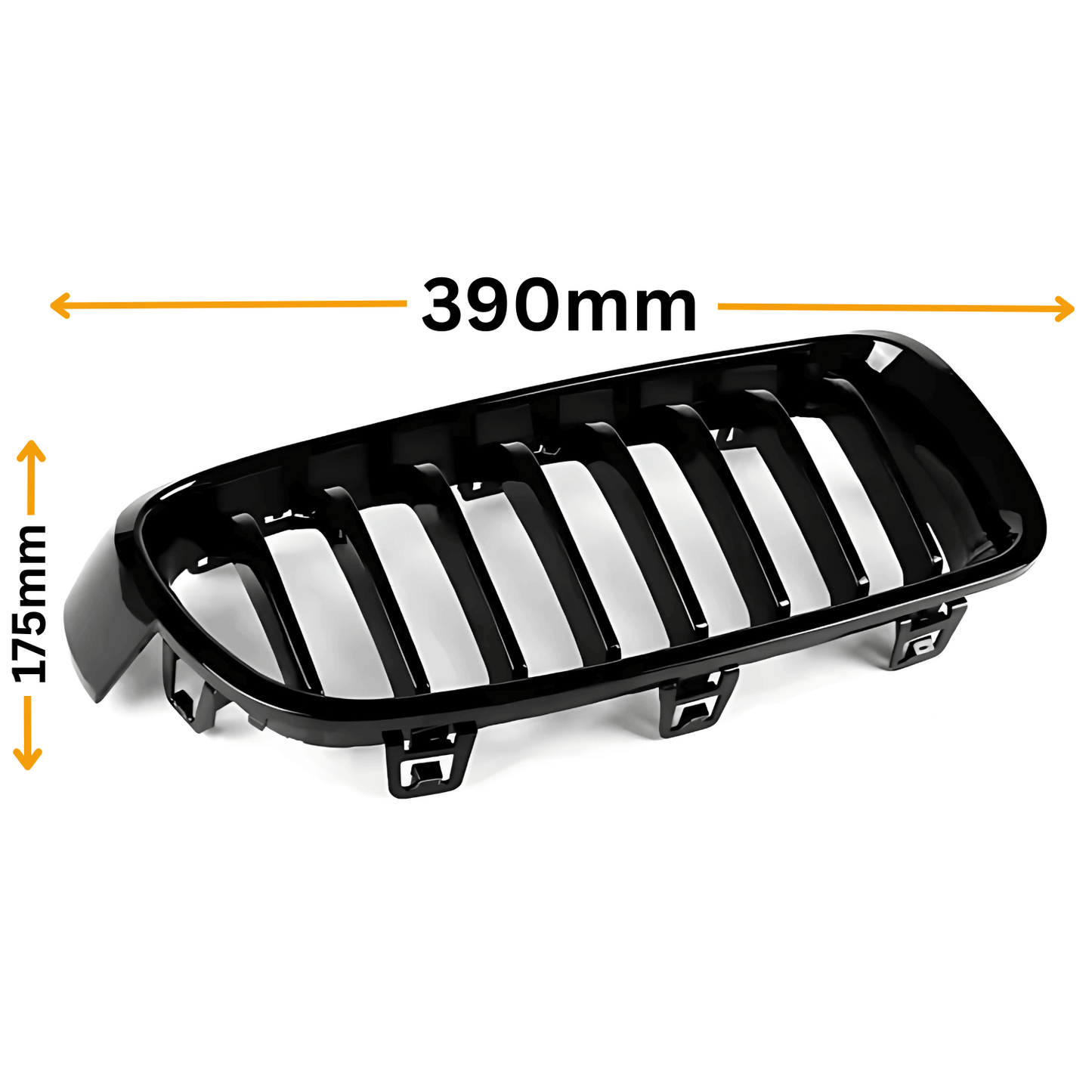 Grile BMW F30/F31/F35 – Negru Lucios, Look Sport M