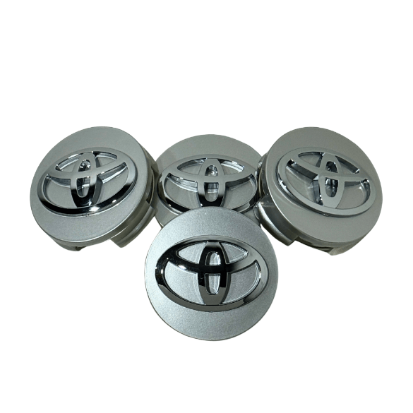 Set 4 Capace Jante Toyota – 62mm, Gri