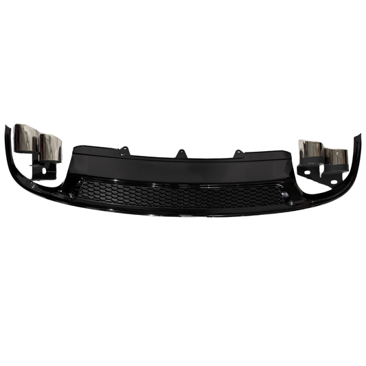 Difuzor Bara Spate Audi A4 B8.5 Facelift, Negru Lucios