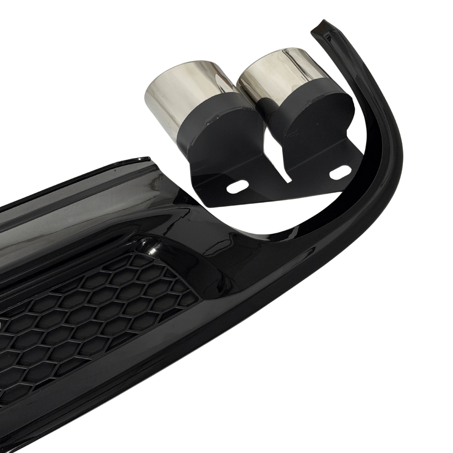Difuzor Bara Spate Audi A4 B8.5 Facelift, Negru Lucios