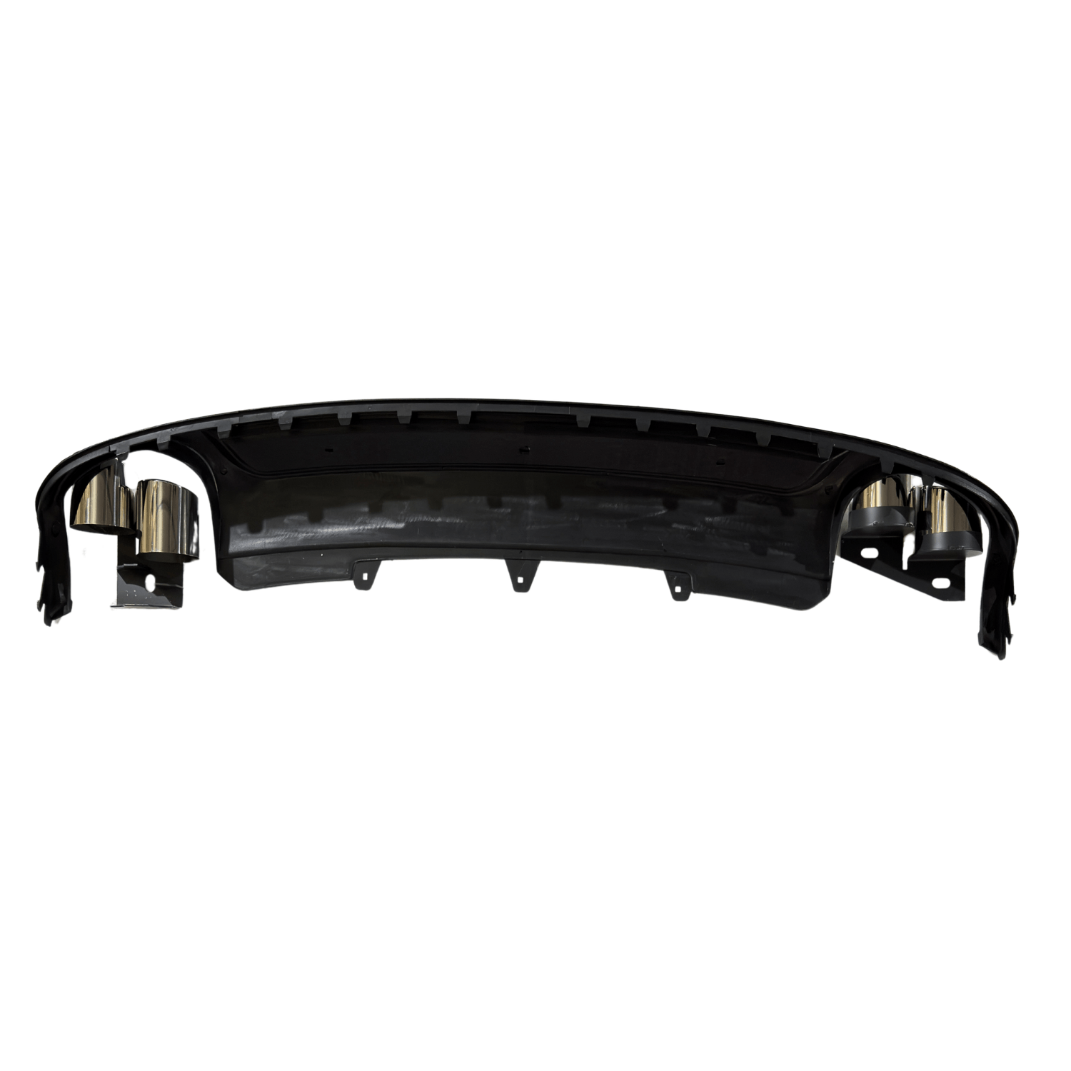 Difuzor Bara Spate Audi A4 B8.5 Facelift, Negru Lucios