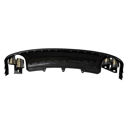 Difuzor Bara Spate Audi A4 B8.5 Facelift, Negru Lucios