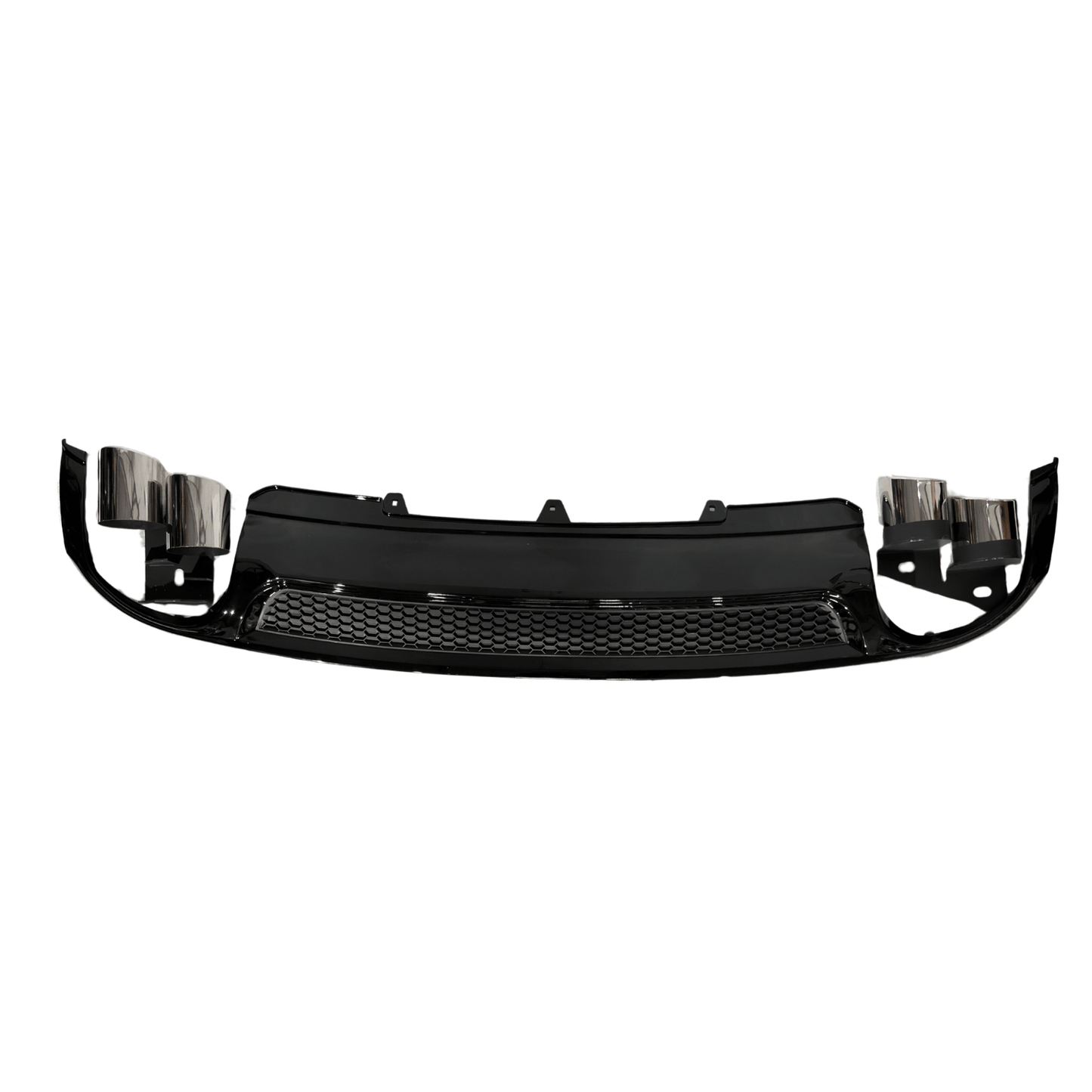 Difuzor Bara Spate Audi A4 B8, Negru Lucios