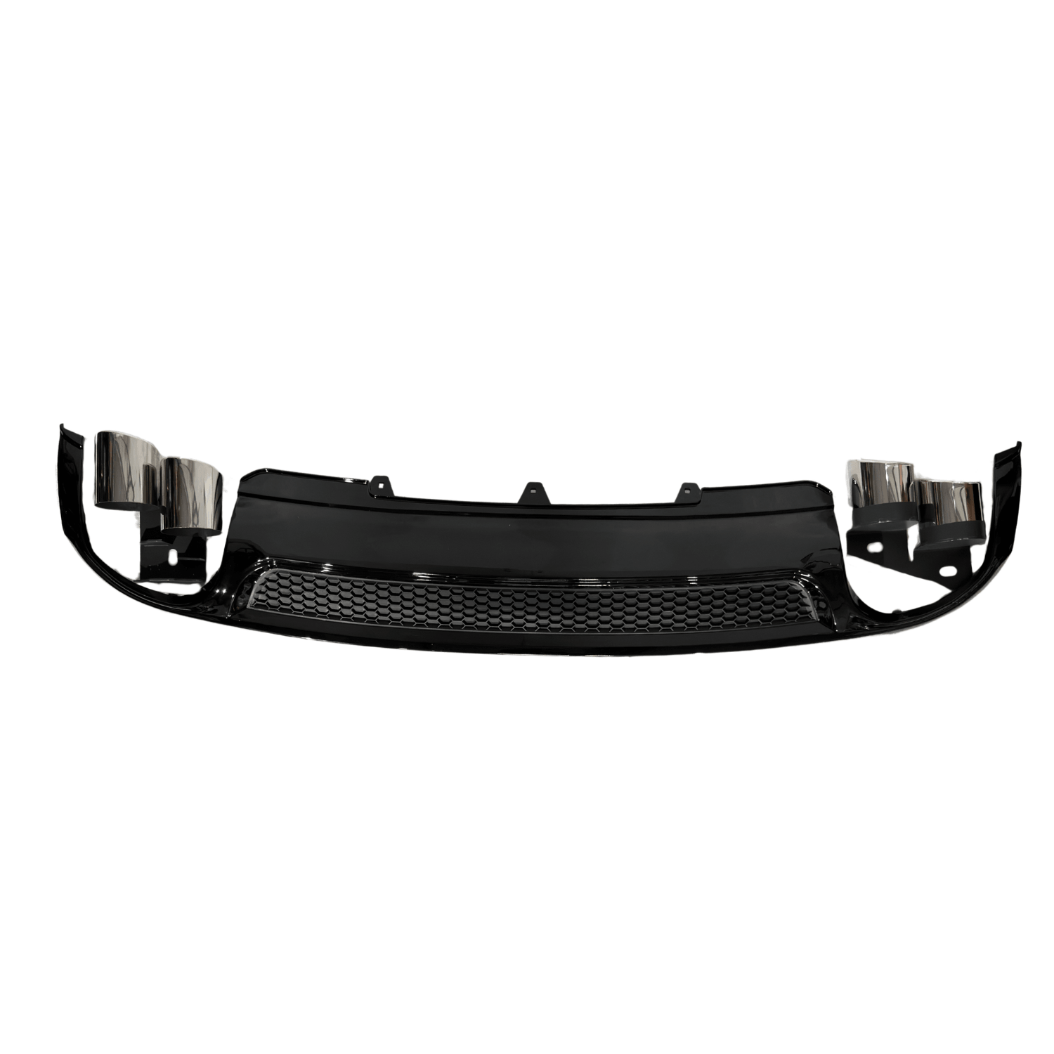 Difuzor Bara Spate Audi A4 B8, Negru Lucios