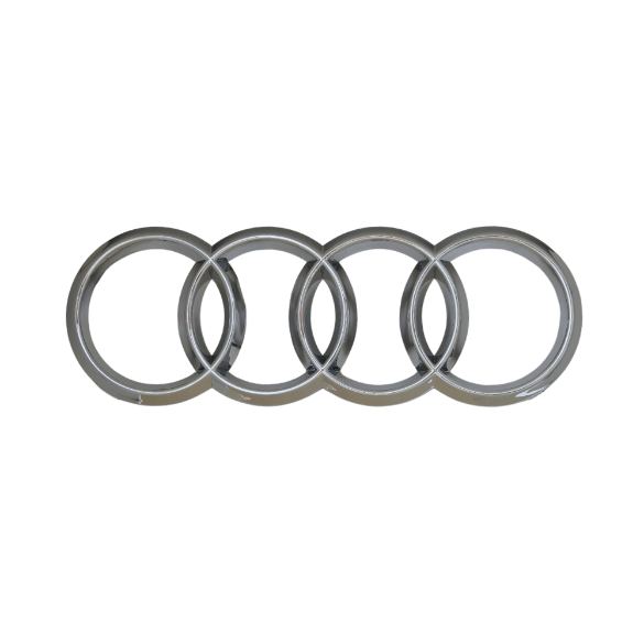 Emblema Audi Fata Argintie (285mm)