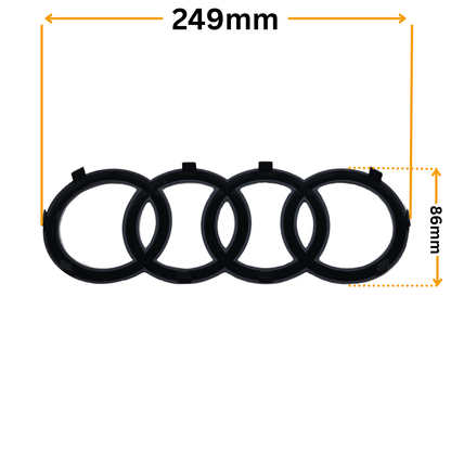 Emblema Audi Fata Neagra (249mm)