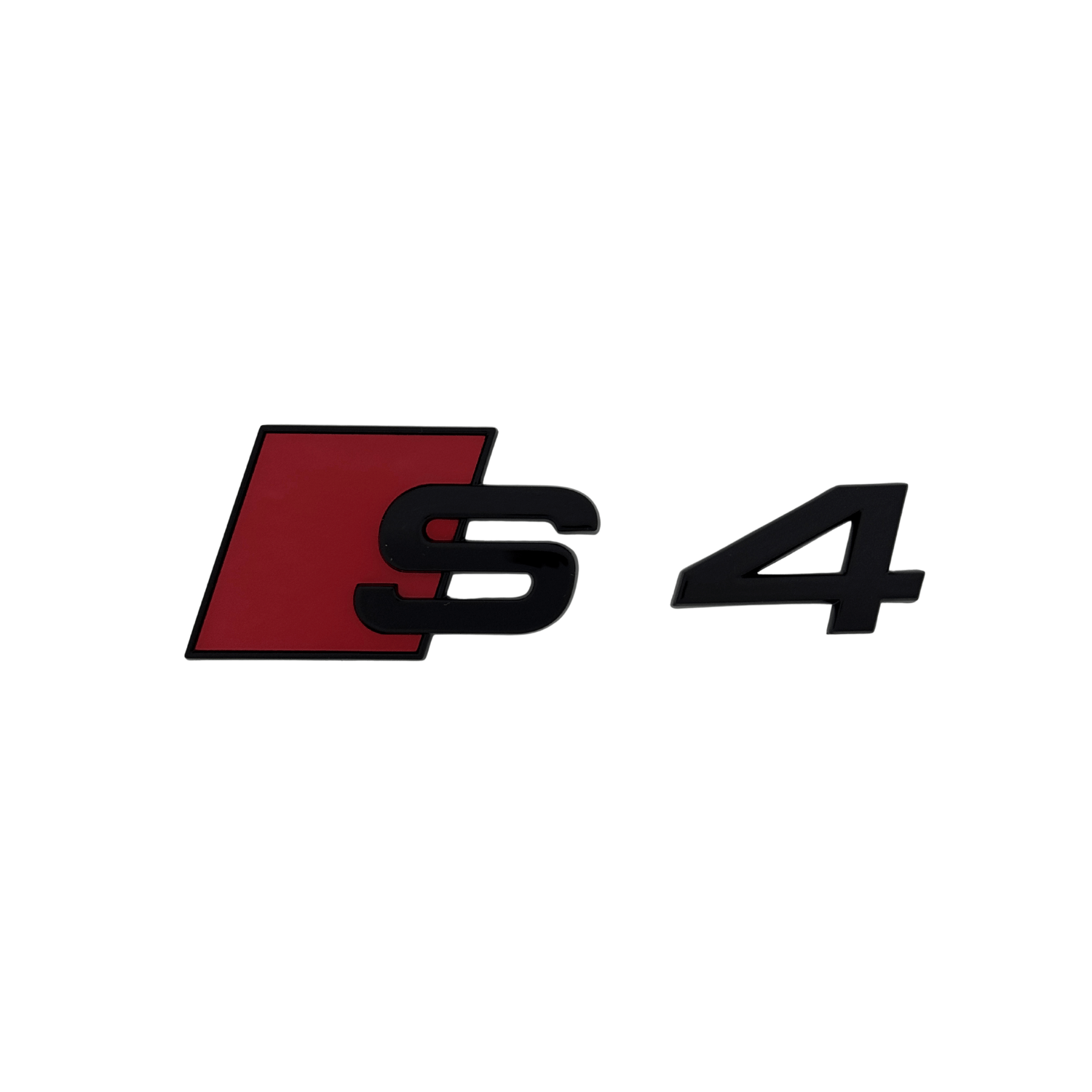 Emblema Audi Portbagaj "S4" - Negru Lucios