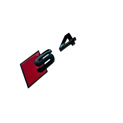 Emblema Audi Portbagaj "S4" - Negru Lucios