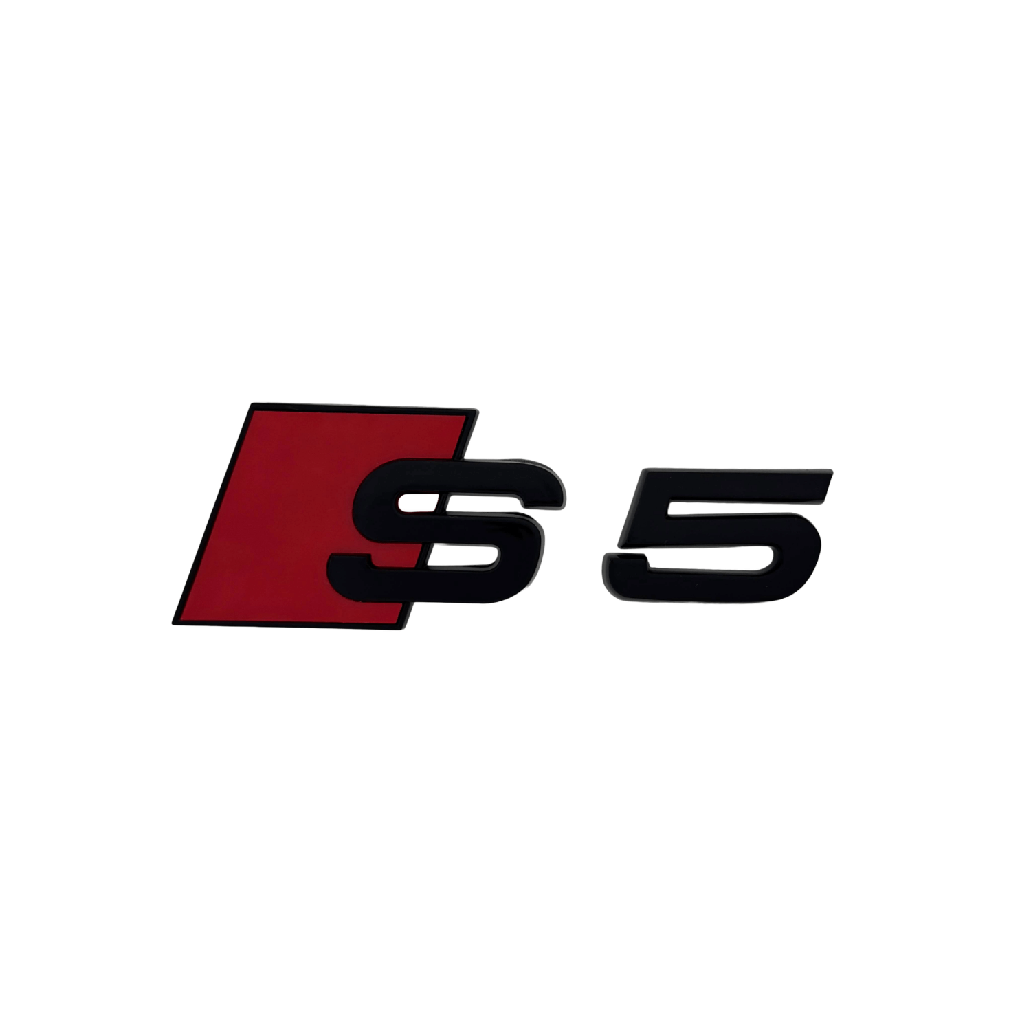 Emblema Audi Portbagaj "S5" - Negru Lucios