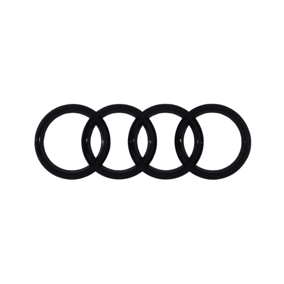 Emblema Audi Spate Neagra (202mm)