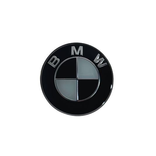 Emblema BMW Volan (45mm) - Negru cu Alb