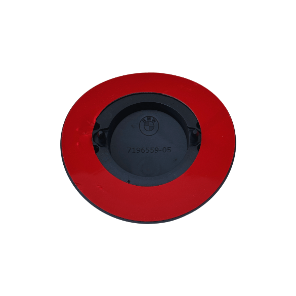 Emblema BMW X6 E71/E72 Portbagaj - Negru cu Alb