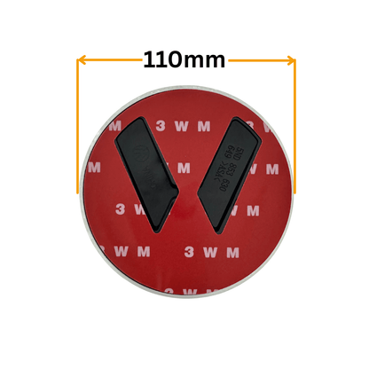 Emblema VW Golf 5 Argintie Spate (110mm)