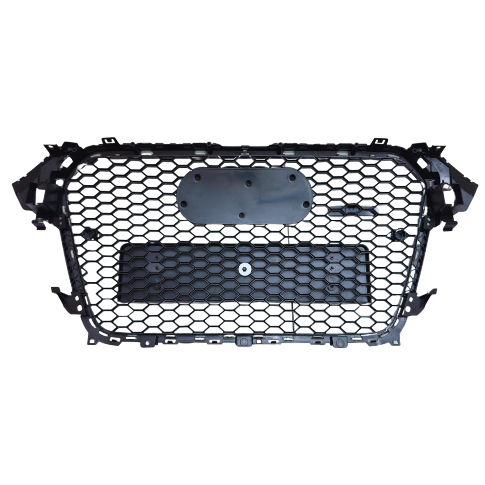 Grilă Centrală Audi A4/S4 B8.5 – RS4 Style, Negru Lucios