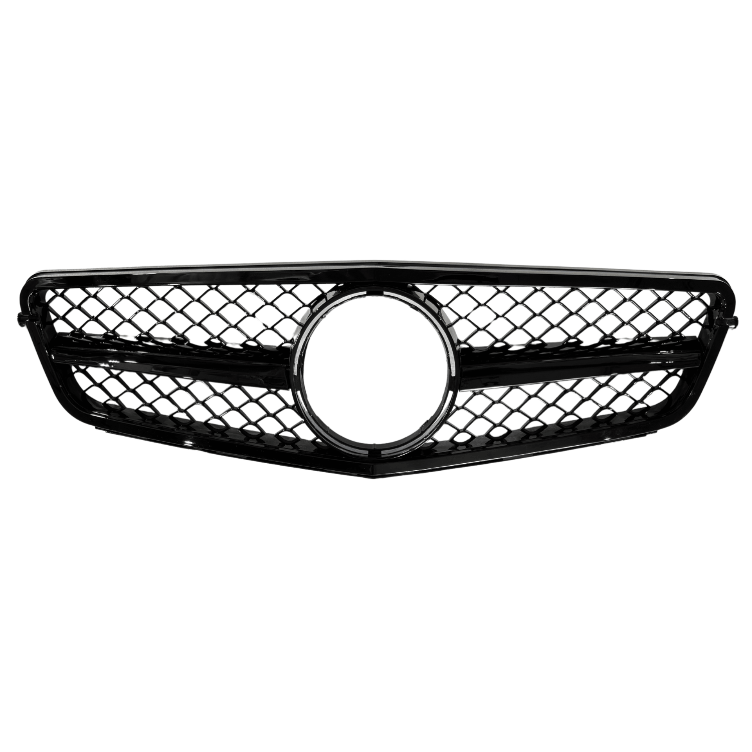 Grila Centrala Mercedes W204 S204 Design C63, Negru Lucios