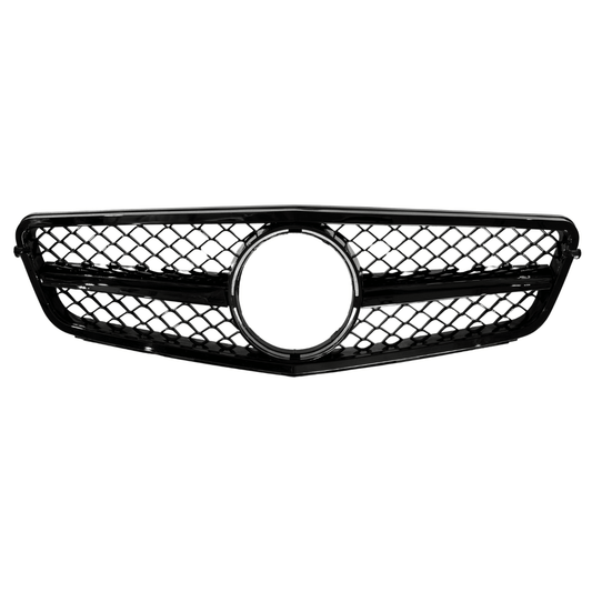 Grila Centrala Mercedes W204 S204 Design C63, Negru Lucios