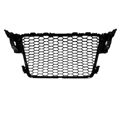 Grila Fata Audi A5 B8 Tip Fagure, Negru Lucios