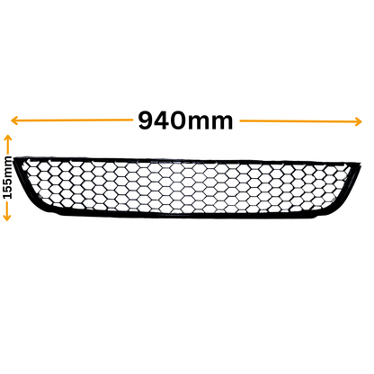 Grila Fata Inferioara VW Golf 6 Tip Fagure, Negru Lucios