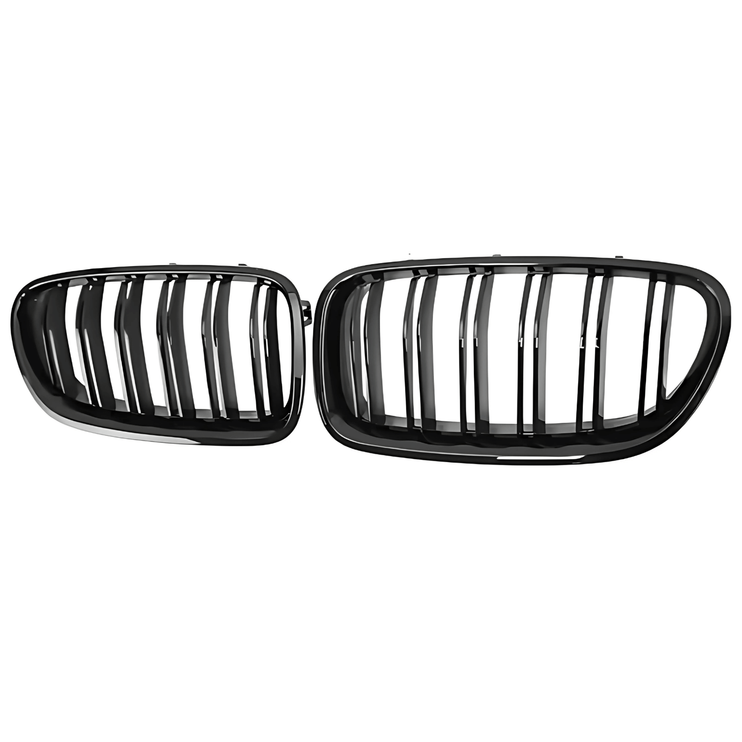 Grile Duble BMW F10/F11/F18 – Negru Lucios, Look Sport M