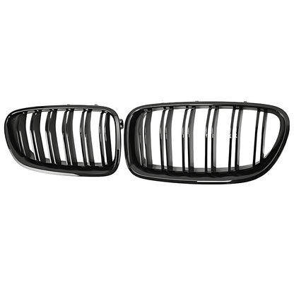 Grile Duble BMW F10/F11/F18 – Negru Lucios, Look Sport M