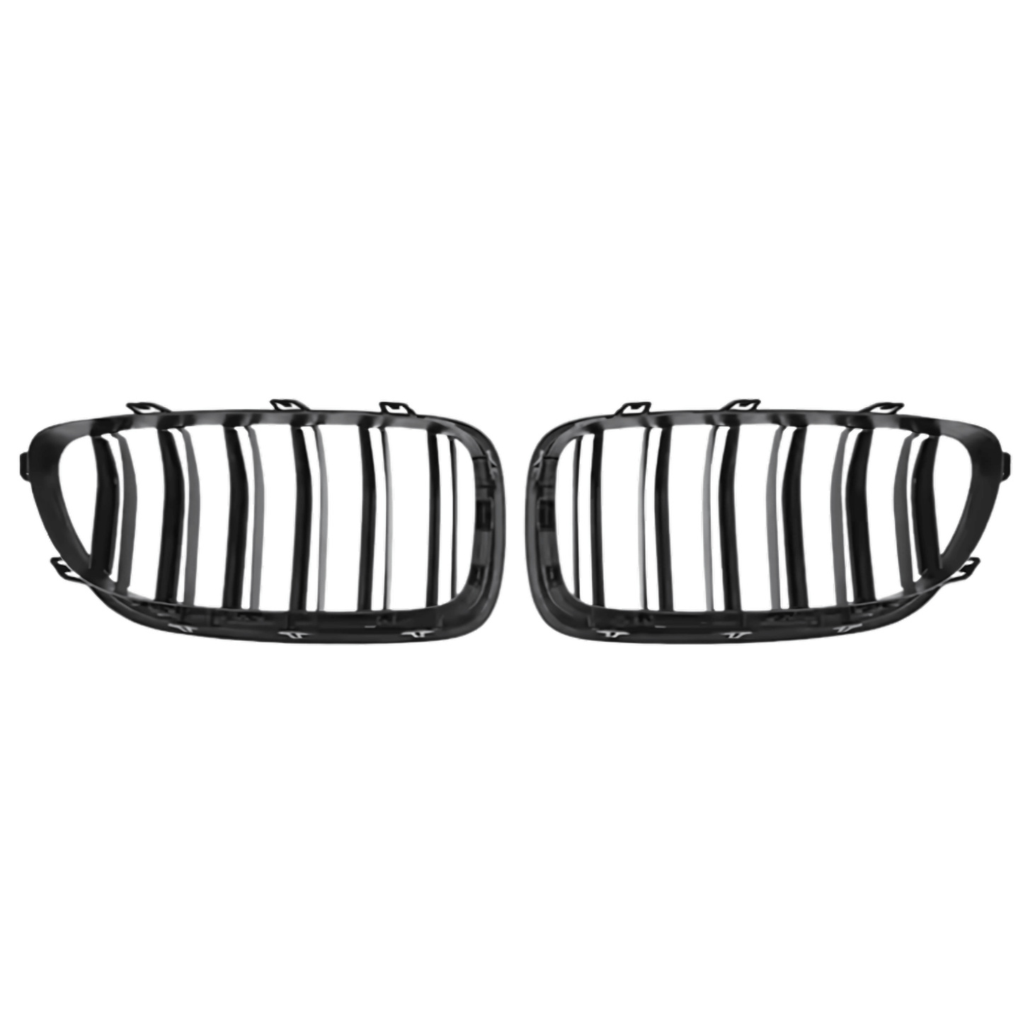Grile Duble BMW F10/F11/F18 – Negru Lucios, Look Sport M