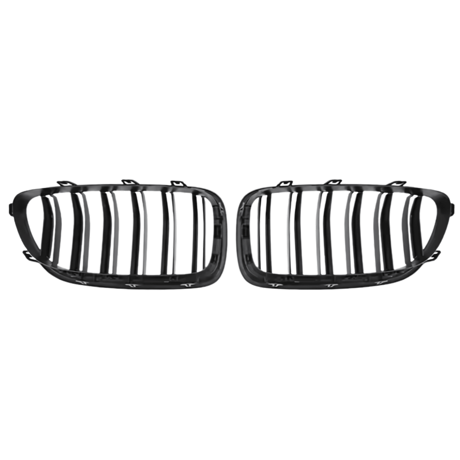 Grile Duble BMW F10/F11/F18 – Negru Lucios, Look Sport M