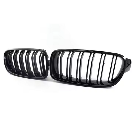 Grile Nări BMW F30/F31/F35 – Negru Lucios, Look Sport M
