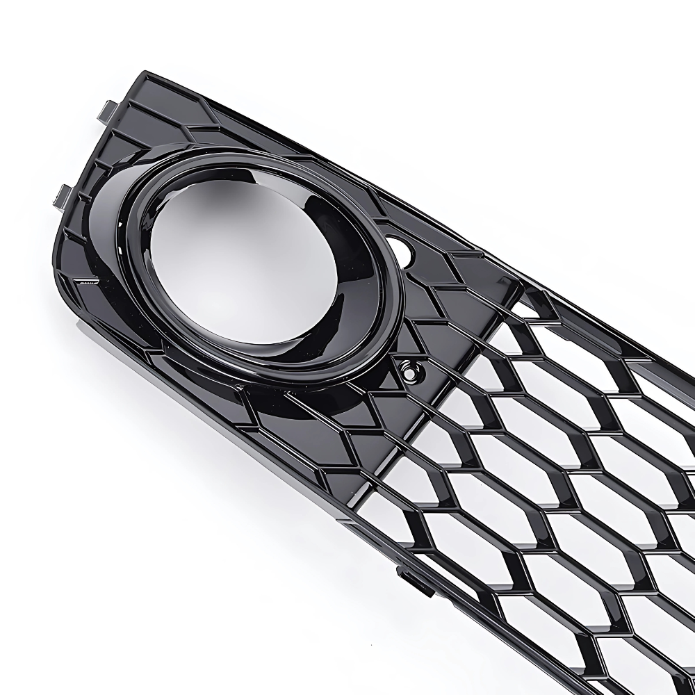 Grile Proiectoare Audi A4 B8 – Design Tip Fagure, Negru Lucios