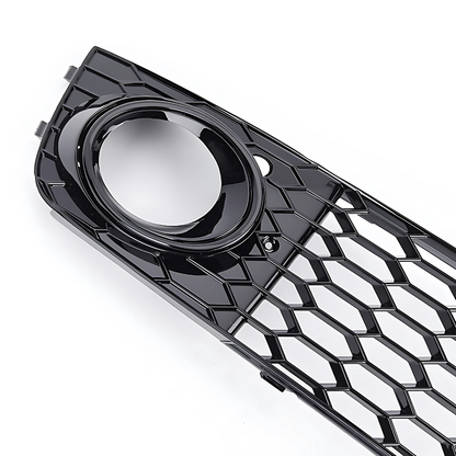 Grile Proiectoare Audi A4 B8 – Design Tip Fagure, Negru Lucios
