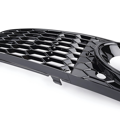 Grile Proiectoare Audi A4 B8 – Design Tip Fagure, Negru Lucios
