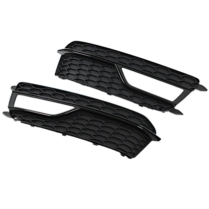 Grile Proiectoare Audi A5 B8.5 – Design Tip Fagure, Negru Lucios