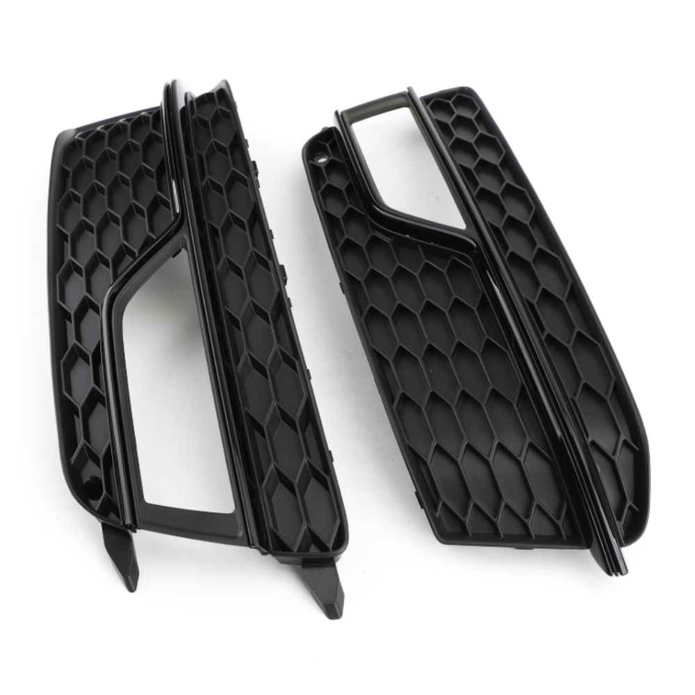 Grile Proiectoare Audi A5 B8.5 – Design Tip Fagure, Negru Lucios