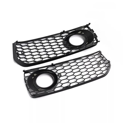 Grile Proiectoare Audi A5 B8 – Design Tip Fagure, Negru Lucios