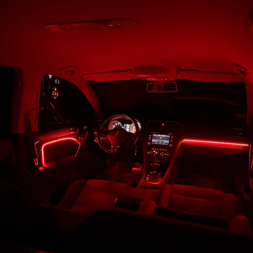 Kit Lumini Ambientale Auto 18 în 1 Symphony – LED RGB cu Aplicație