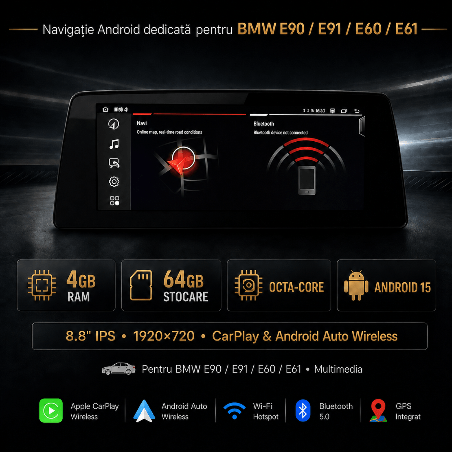 NAVIGATIEBMWE90CIC4RAM64GB