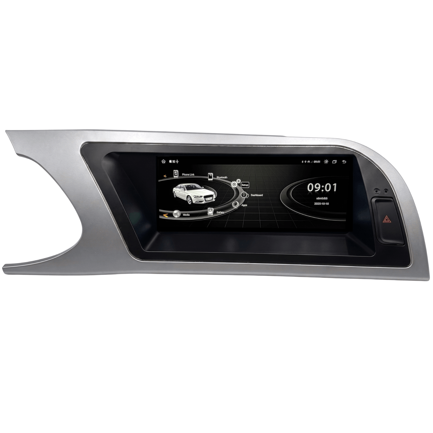 Navigatie Android Audi A4 B8, CarPlay & Android Auto Wireless, 4GB RAM, Concert/Symphony