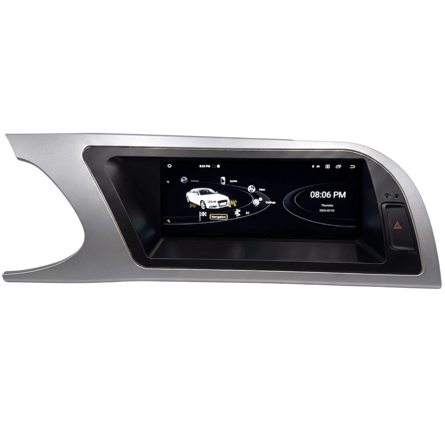 Navigatie Android Audi A4 B8, CarPlay & Android Auto Wireless, 8GB RAM, Concert/Symphony