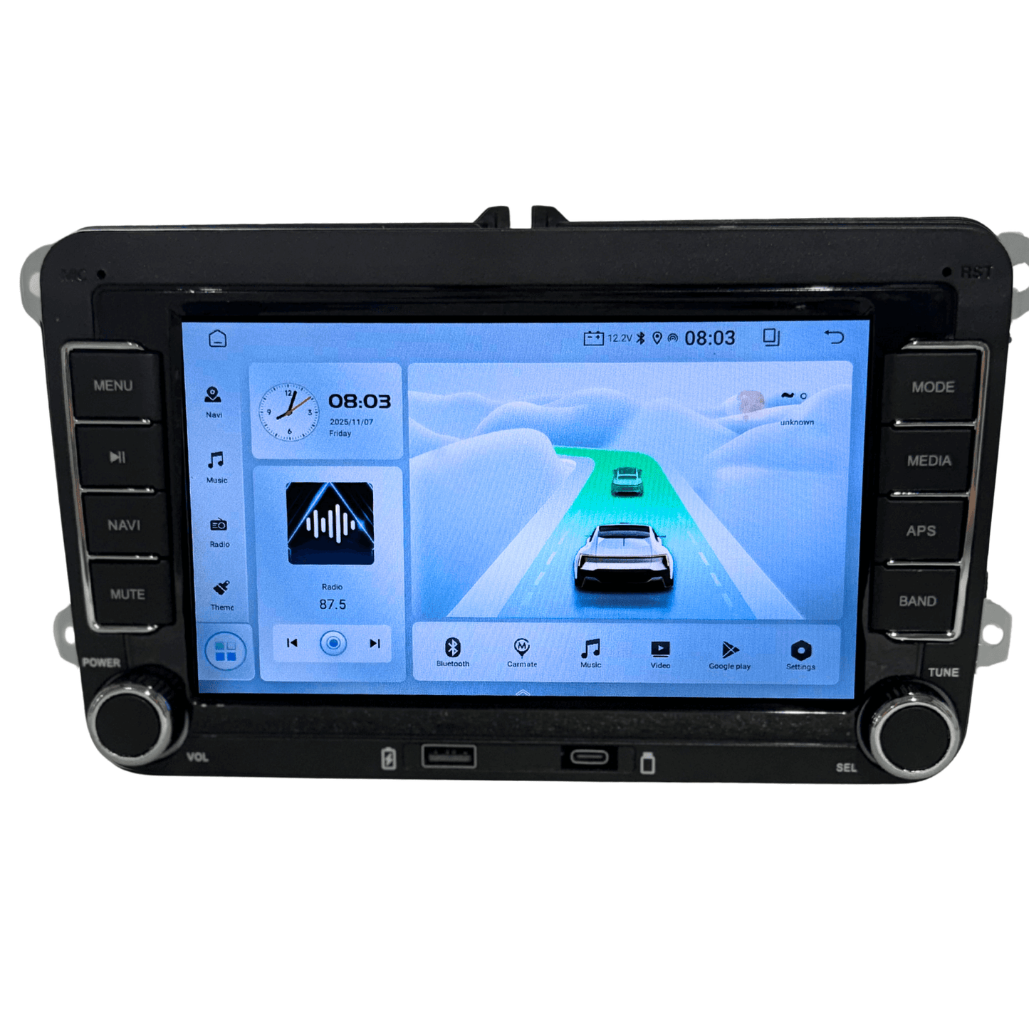 Navigatie Android Golf 5 / Golf 6 / Passat B6 / Skoda Octavia 2, CarPlay & Android Auto, 4GB RAM