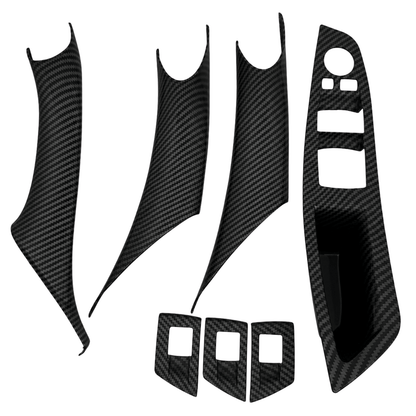 Ornamente Mânere Interioare Uși BMW Seria 5 F10/F11, Carbon