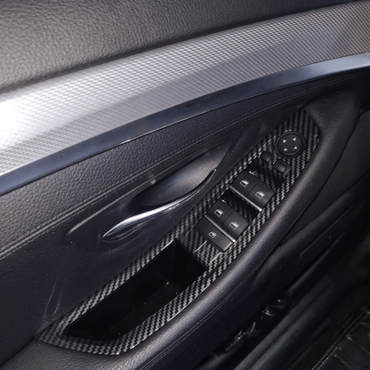 Ornamente Mânere Interioare Uși BMW Seria 5 F10/F11, Carbon