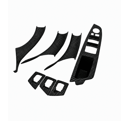 Ornamente Mânere Interioare Uși BMW Seria 5 F10/F11, Carbon