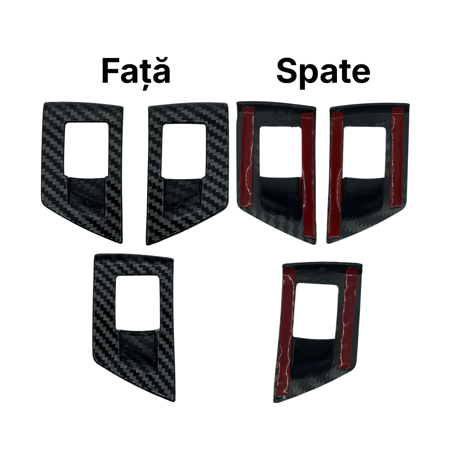 Ornamente Mânere Interioare Uși BMW Seria 5 F10/F11, Carbon