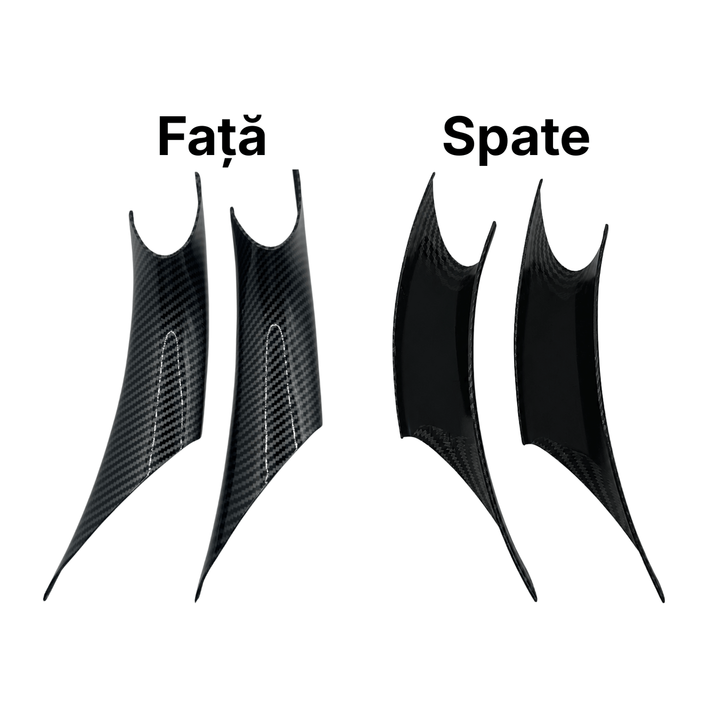 Ornamente Mânere Interioare Uși BMW Seria 5 F10/F11, Carbon
