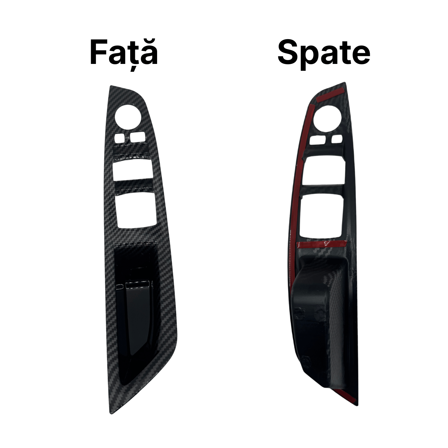 Ornamente Mânere Interioare Uși BMW Seria 5 F10/F11, Carbon
