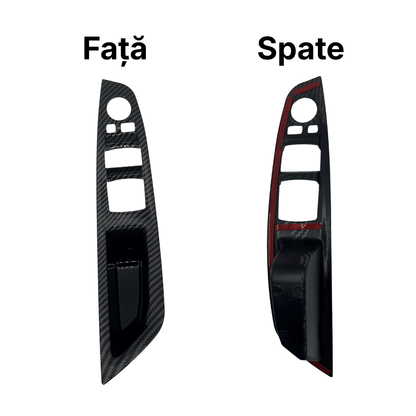 Ornamente Mânere Interioare Uși BMW Seria 5 F10/F11, Carbon