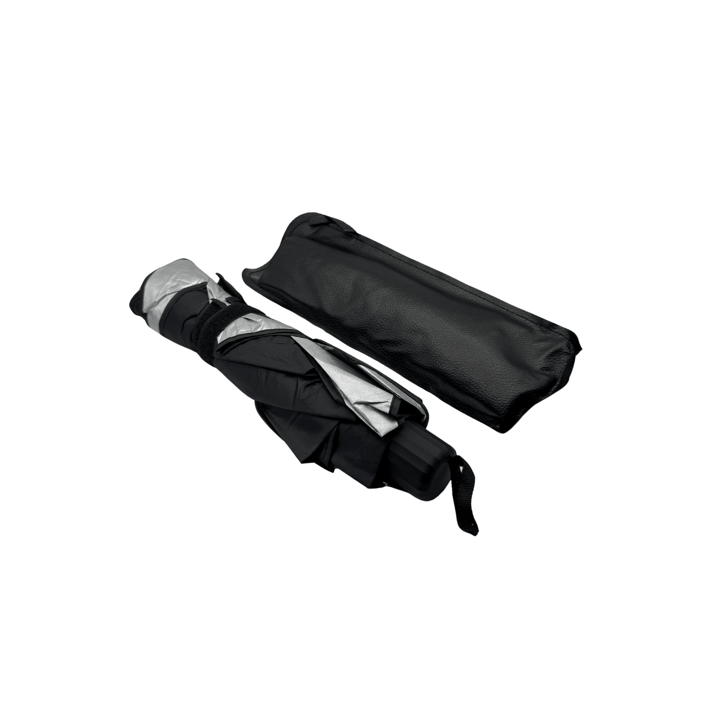 Parasolar Tip Umbrelă Auto pentru Parbriz, Pliabil, Protecție UV UPF50